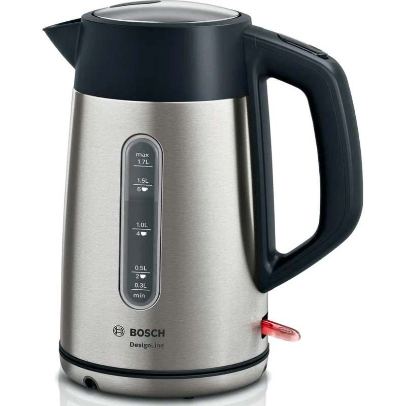 Bosch TWK4P440 Elkedel 1,7 l rustfrit stål/sort