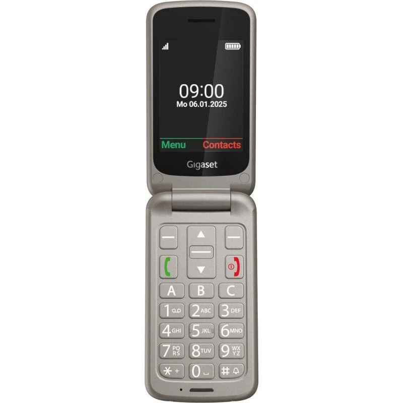 Gigaset GL595 2,8" klaptelefon, titan-sølv