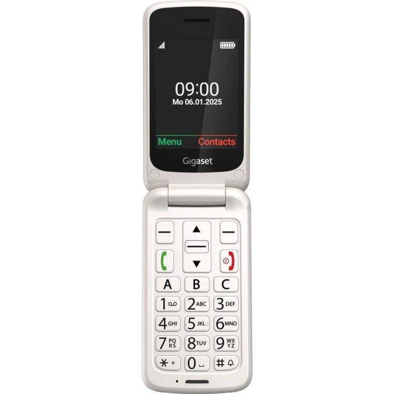 Gigaset GL595 klaptelefon 2,8" perlehvid