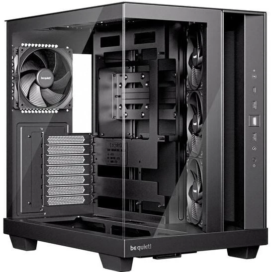 be quiet! Light Base 500 Mid Tower, Sort med Glas Sidepanel