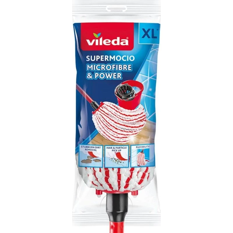 Vileda SuperMocio Microfibre & Power Mop (160474)