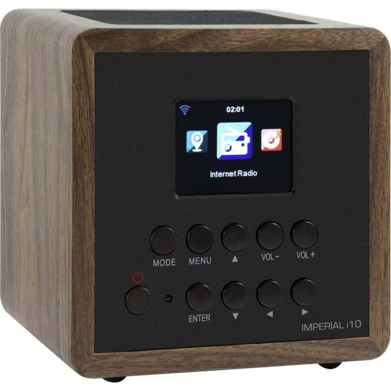 Imperial i10 Internet Radio Træ-look, Brun