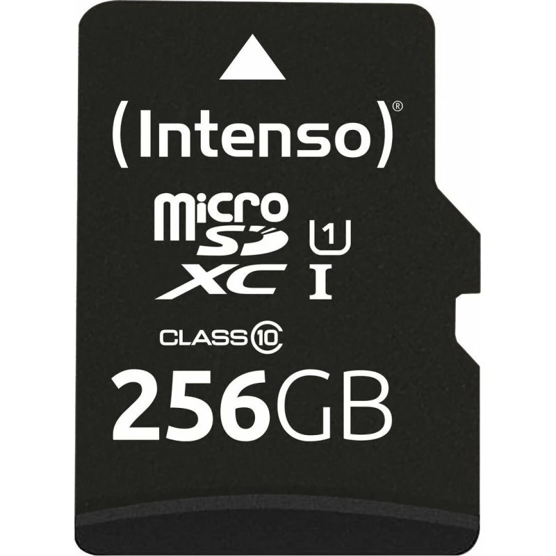 Intenso microSDXC UHS-I Class 10 256 GB med adapter