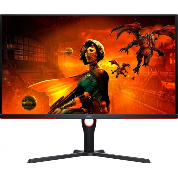 AOC U32G3X/BK 32" 4K IPS Gaming Skærm, 144Hz, HDMI & DisplayPort