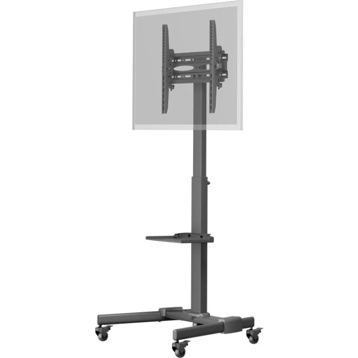 Goobay TV-presentationsställ L, sort, 37-70" med hjul, op til 35 kg