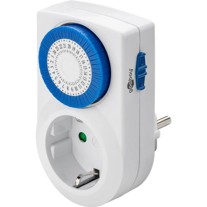 Goobay Analog Timer 16A, 48 Tider/dag, 30-minutters Intervaller