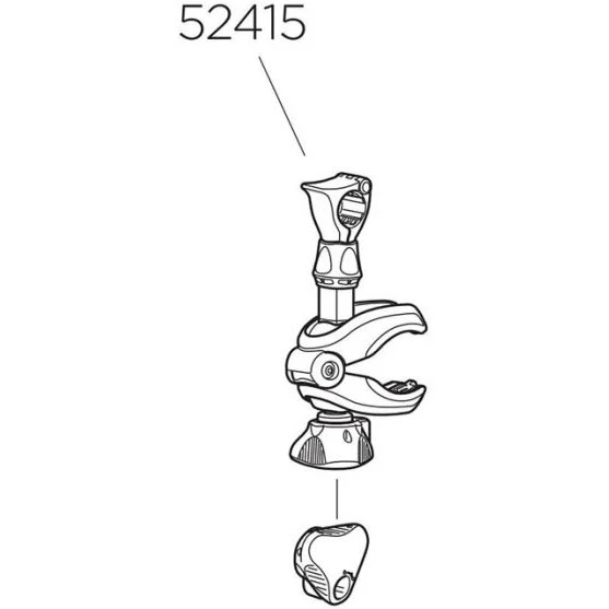 Thule kort arm 122 mm til cykelholder (uden lås)