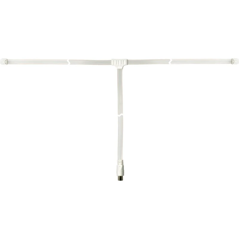 goobay DAB/FM/AM Dipolantenne, Hvid, 1,75 m