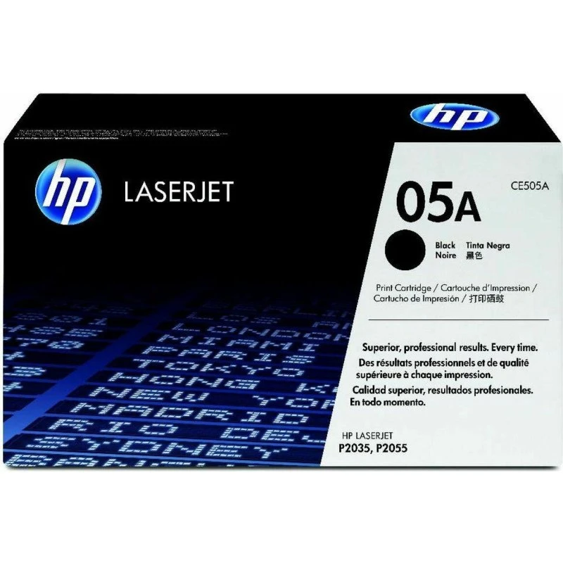 HP 05A CE505A Sort Toner, 2.300 Sider