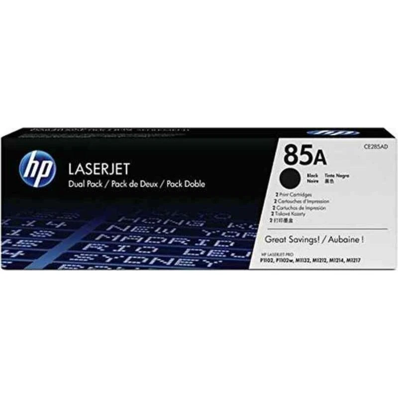 HP 85A CE285AD Sort Toner - 2 Pakker