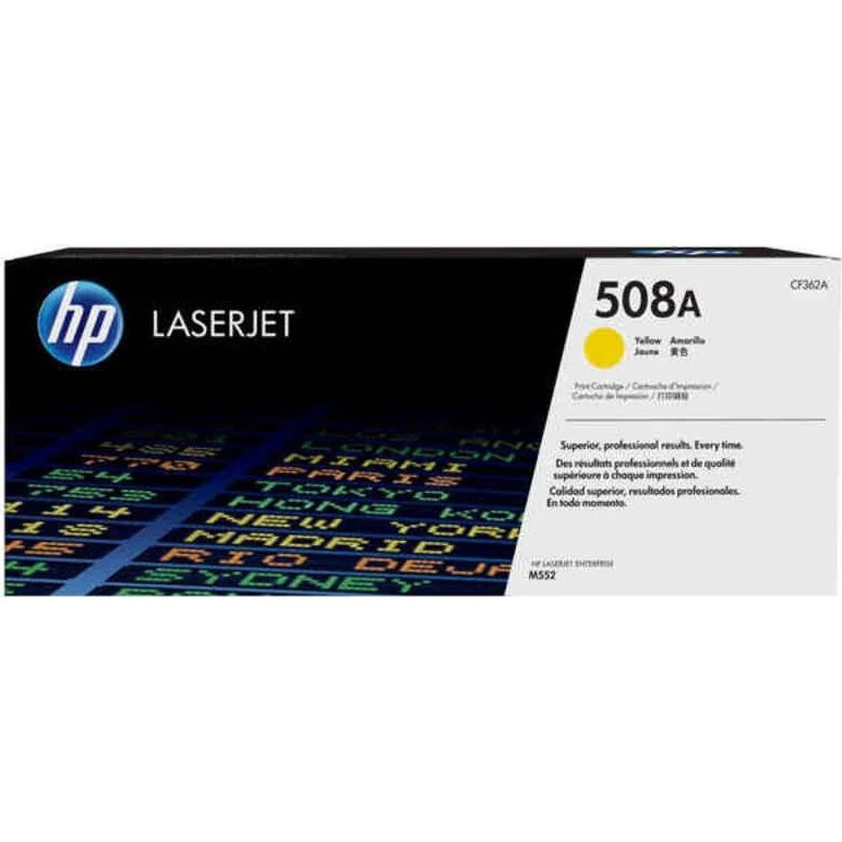 HP 508A Gul Toner CF362A – 5.000 Sider