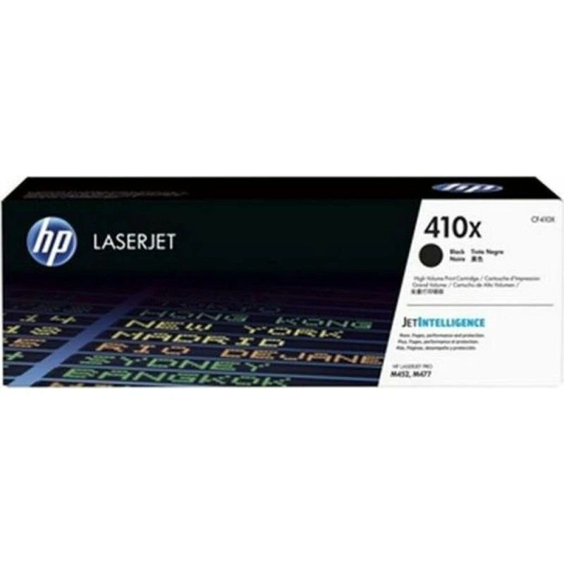 HP 410X Sort Toner CF410X, Høj Kapacitet, 6500 Sider