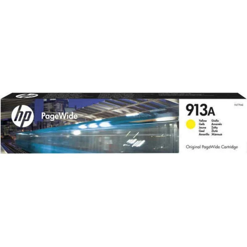 HP 913A Gul Original Blækpatron – 3.000 Sider