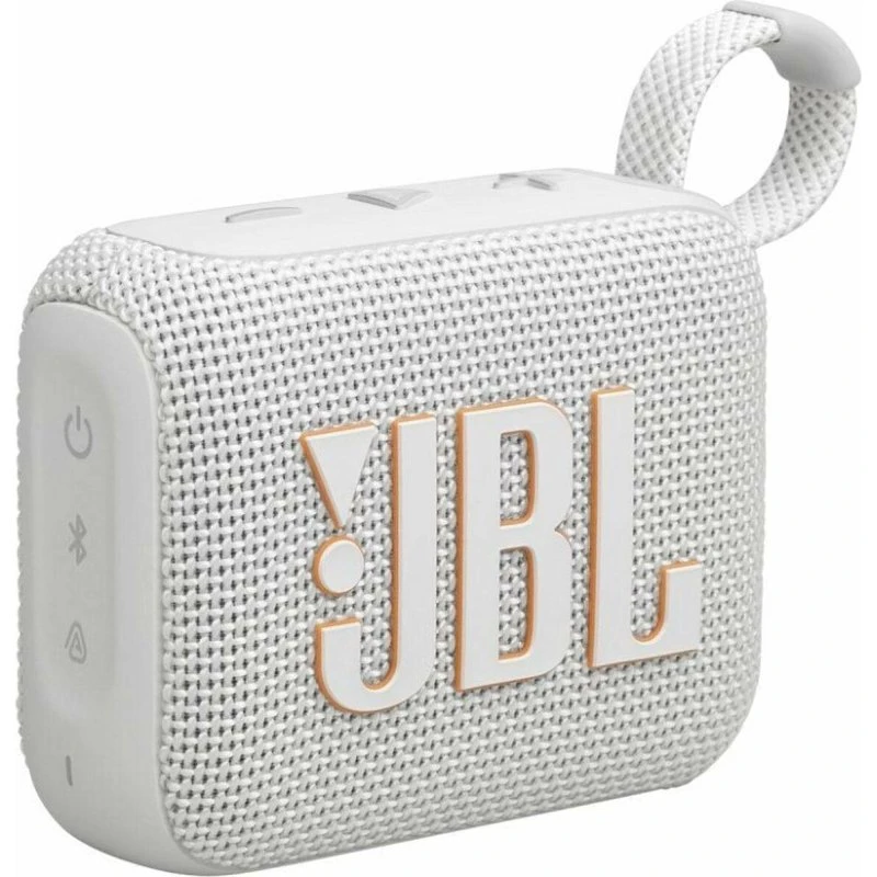 JBL Go 4 Bluetooth-højttaler, hvid