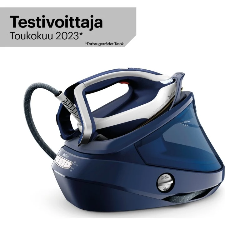 Tefal Pro Express Vision GV9812E0 3000 W, blå/vit