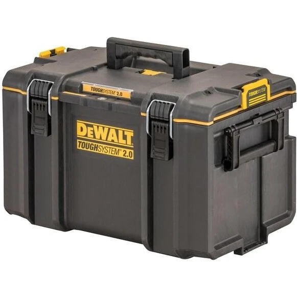 DeWALT DWST83342-1 ToughSystem 2.0 Værktøjskasse, Polycarbonat, Sort/Gul