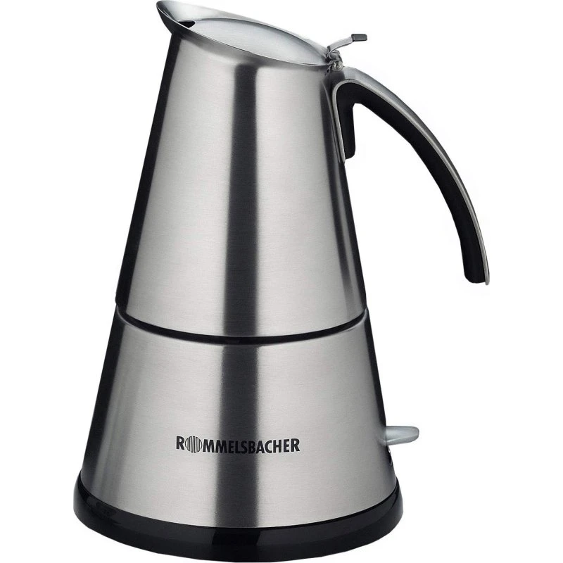 Rommelsbacher EKO 366/E Espressomaskine, rustfrit stål, 6 kopper