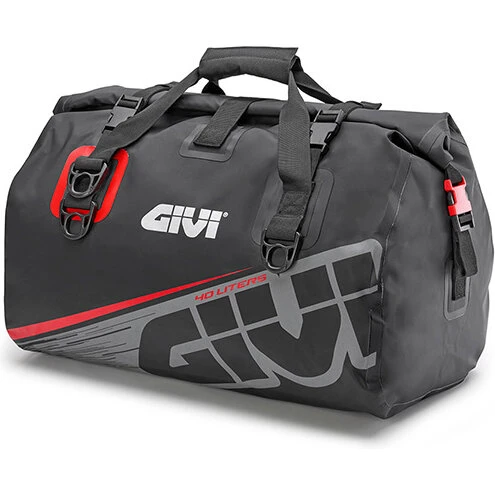 GIVI EA115 Bagsædetaske 40L, vandtæt - Urban grå/rød