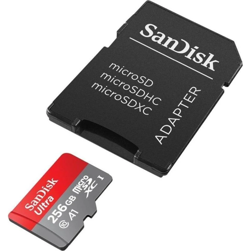 SanDisk Ultra microSDXC 256 GB med SD-adapter