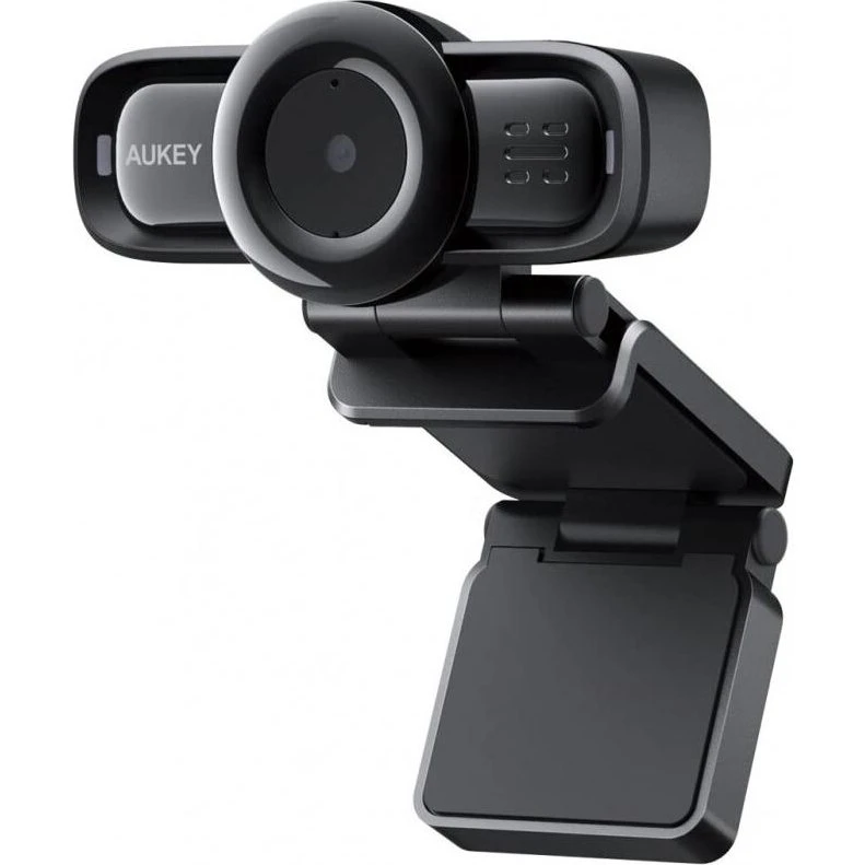 Aukey PC-LM3 1080p Webcam med Mikrofon, Sort