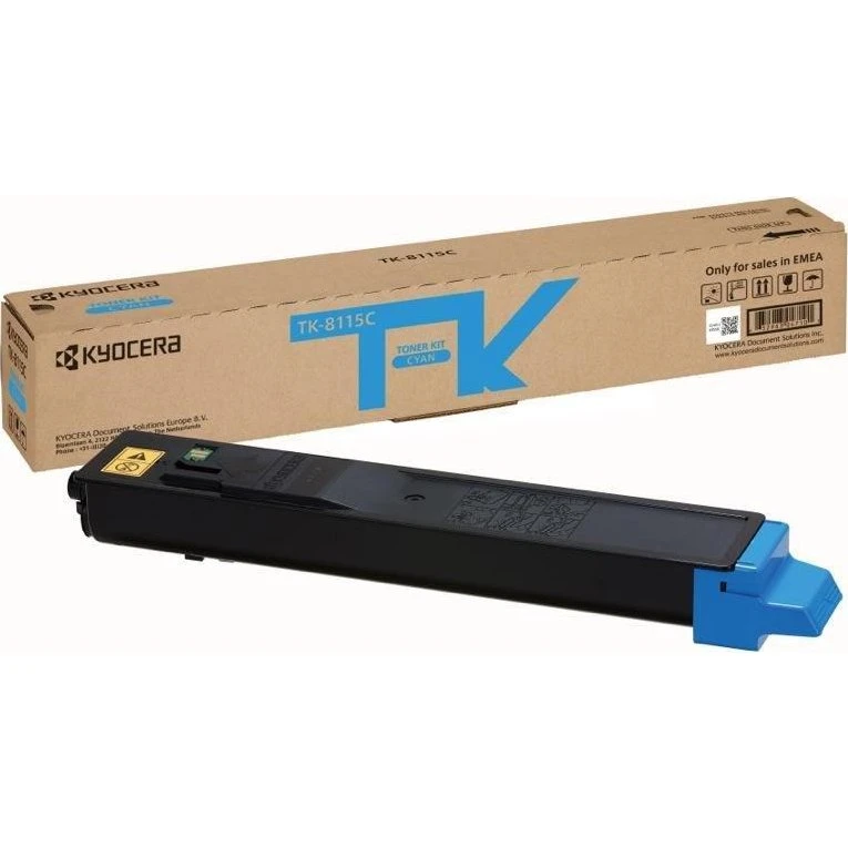 Kyocera TK-8115C Cyan Toner, 6.000 sider