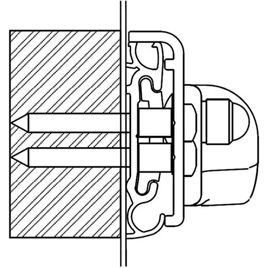 Thule adapter til cykelholder til Dethleffs, Carado & Sunlight