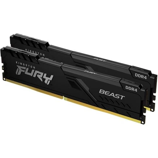 Kingston FURY Beast 32GB DDR4 3200MHz CL16 (2x16GB) Sort