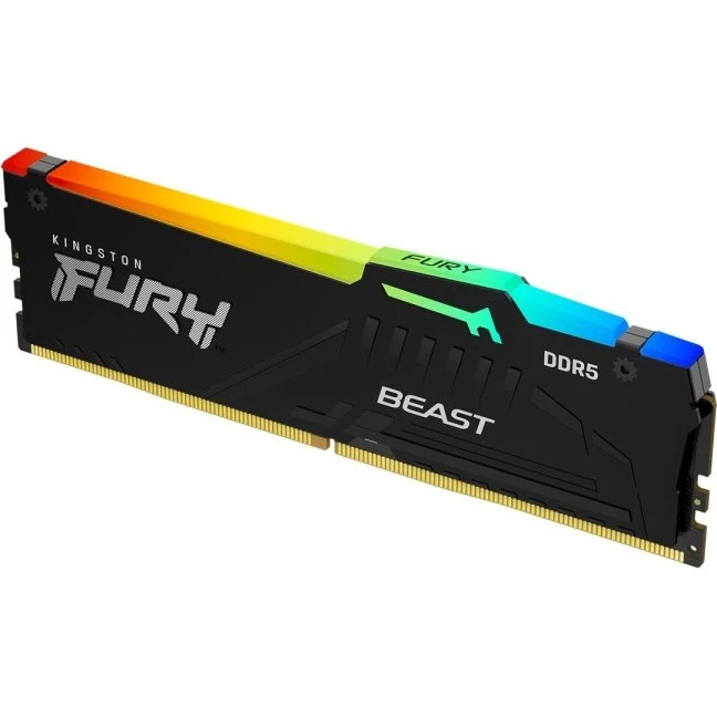 Kingston FURY Beast RGB DDR5 16GB 5600MHz CL36 Sort