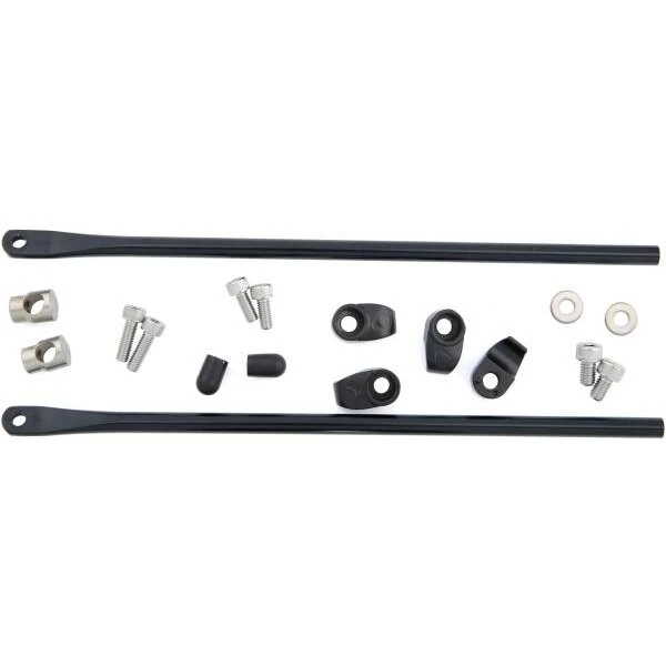 Racktime Fastgørelse til forbagagebærer Skinne Evo - Sort