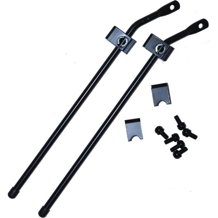 Bikepartner Universal beslag til bagagebærer 260 mm, sort