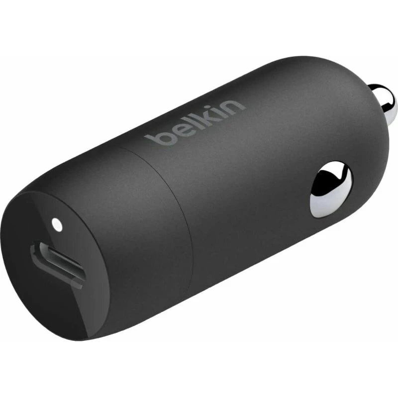 Belkin BoostCharge USB-C Biloplader 30 W (sort)