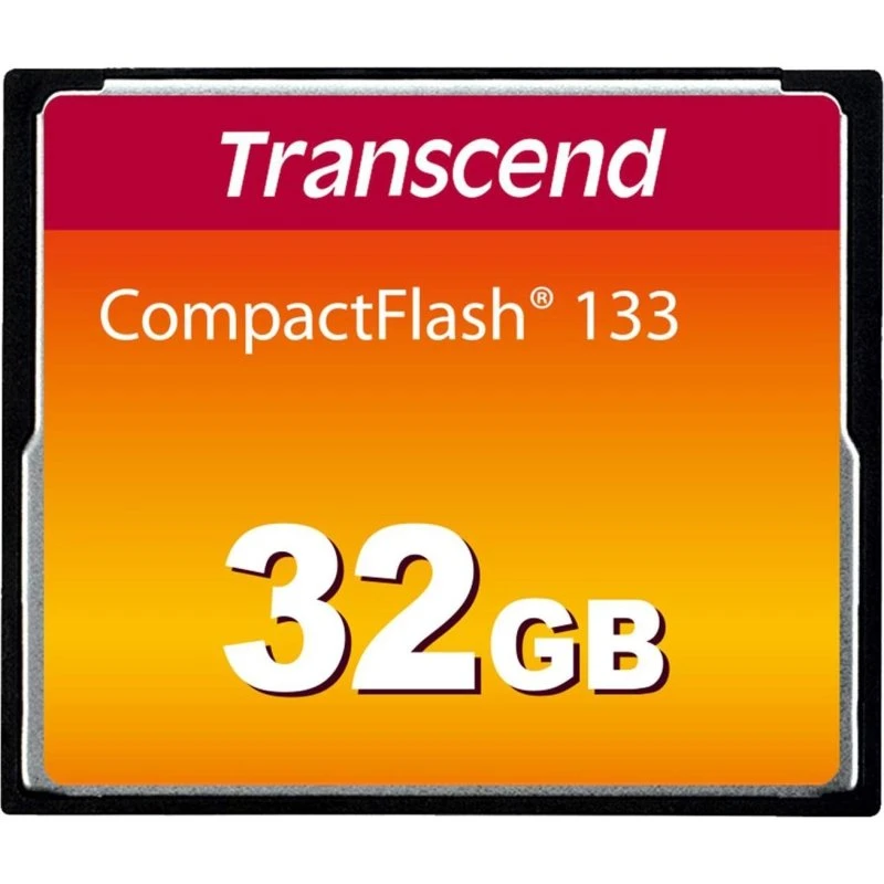 Transcend CompactFlash 32GB 133x, 65MB/s Læse