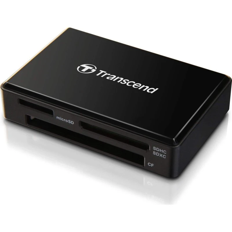 Transcend RDF8 USB 3.1 Gen 1 Multilæser, Sort