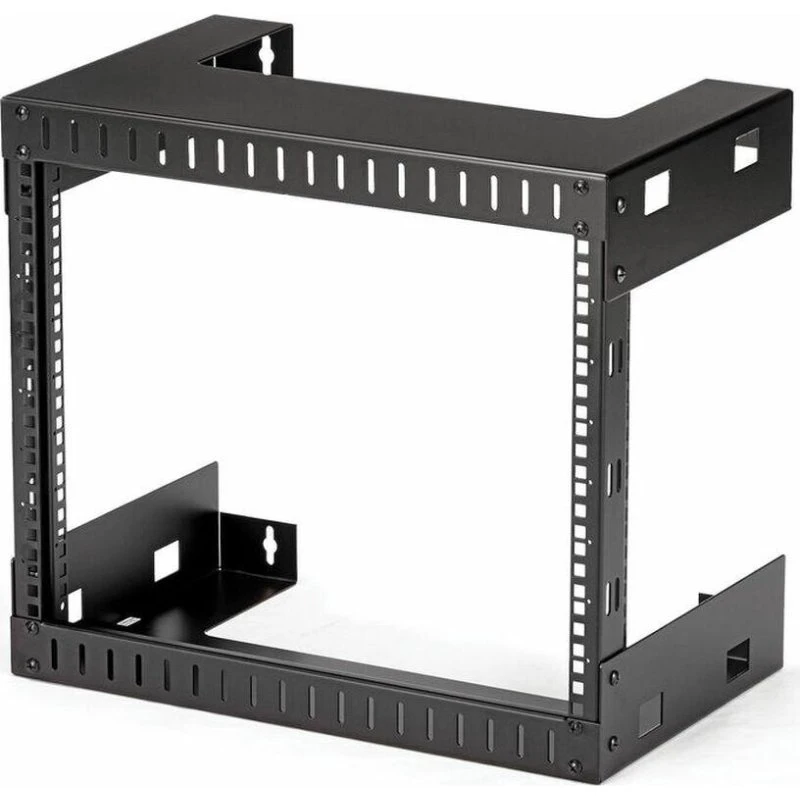 StarTech RK812WALLO 8U Vægmonteret Server Rack, Sort, 12" Dyb