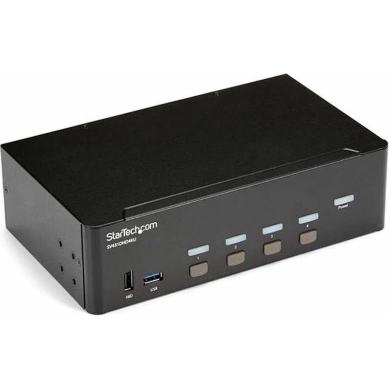 StarTech SV431DHD4KU 4-Port HDMI KVM-Switch med Audio & USB 3.0