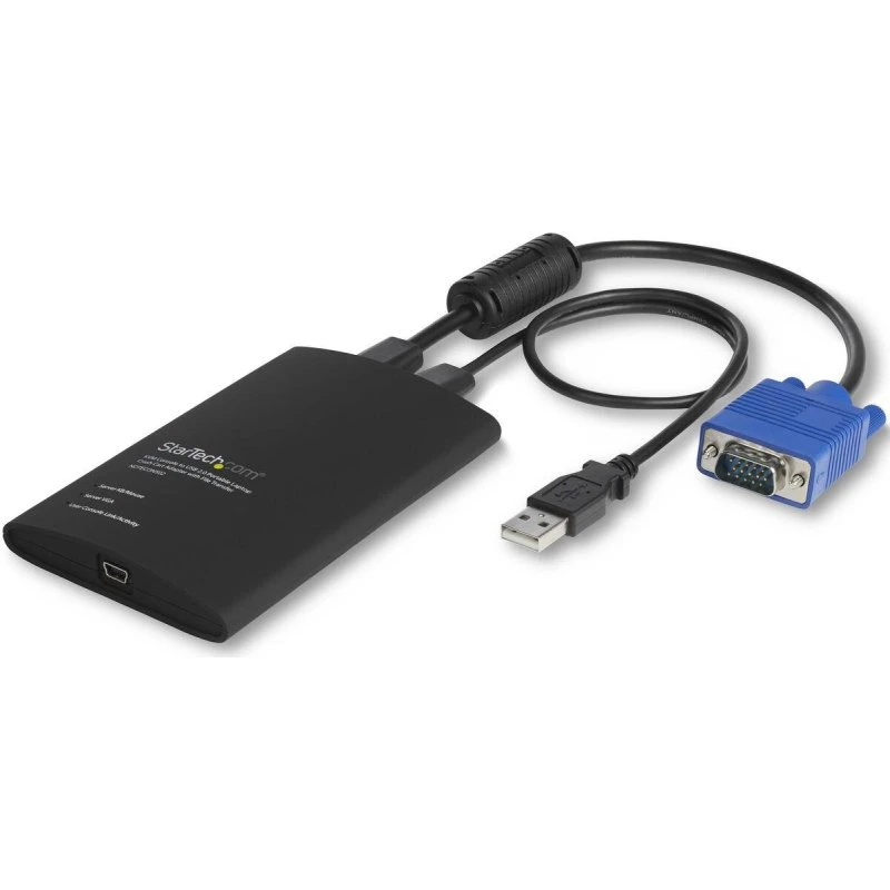 StarTech NOTECONS02 KVM-switch USB til VGA, sort
