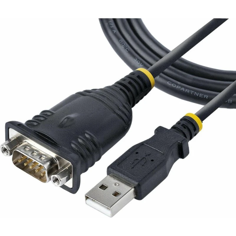 StarTech 1m USB til DB9 Serial Kabel (1P3FP-USB-SERIAL), Sort
