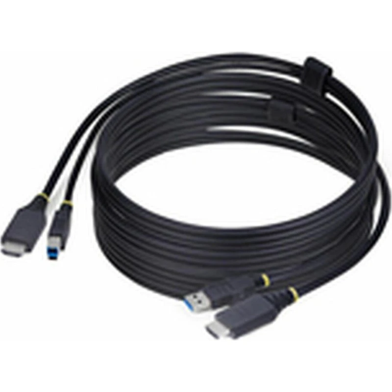 StarTech HU12210-KVM-CABLE HDMI/USB 3m, sort