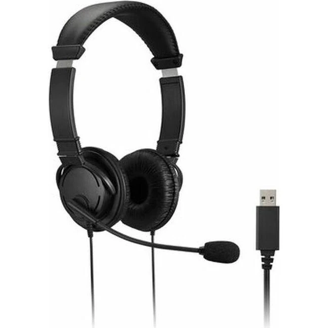 Kensington K33065WW USB-hovedtelefon med mikrofon - sort