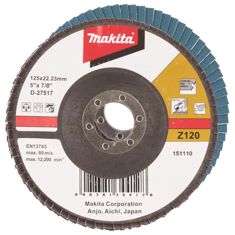 Makita Slibeskive 125 mm Z120 - D-27517