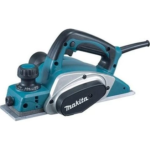 Makita KP0800 Elhøvl 620 W, 82 mm, sort/blå/sølv