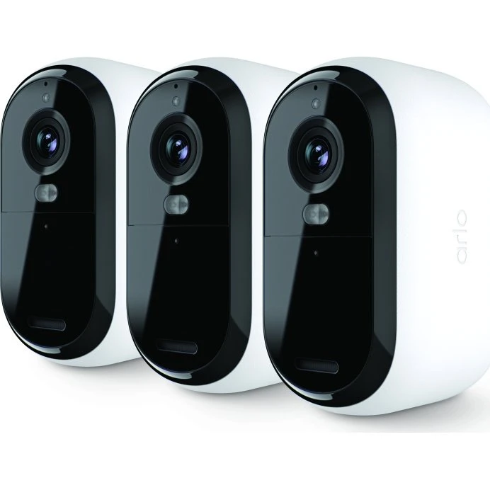 Arlo Essential 2 HD 3-pak: Udendørs & Indendørs Overvågning i Full HD