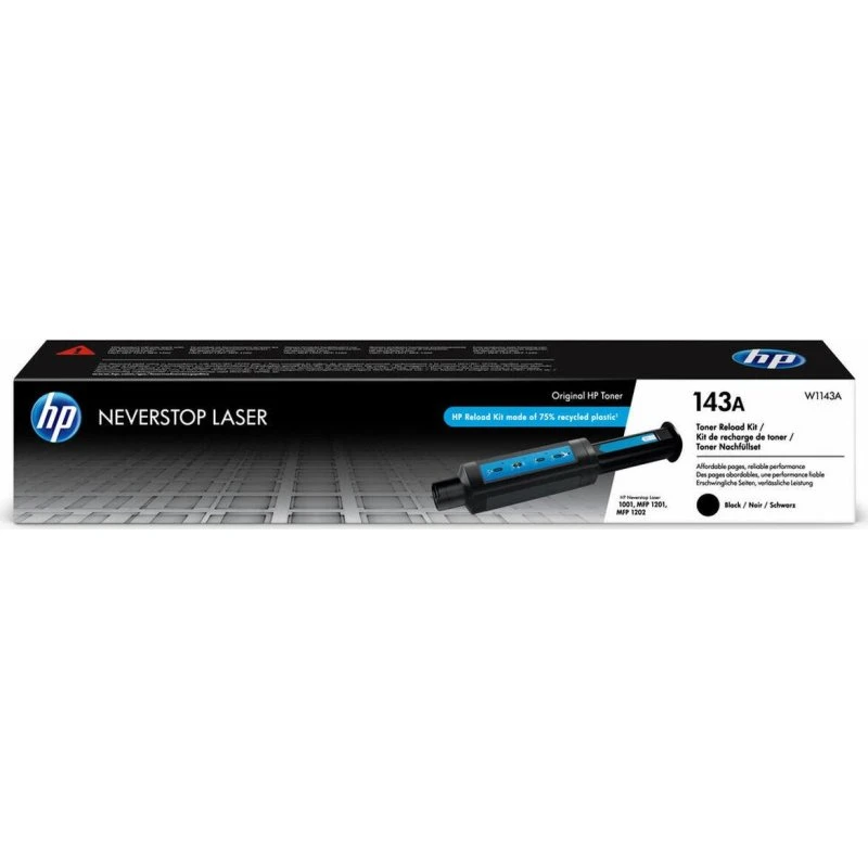 HP 143A W1143A Sort Toner Genopfyldningskit