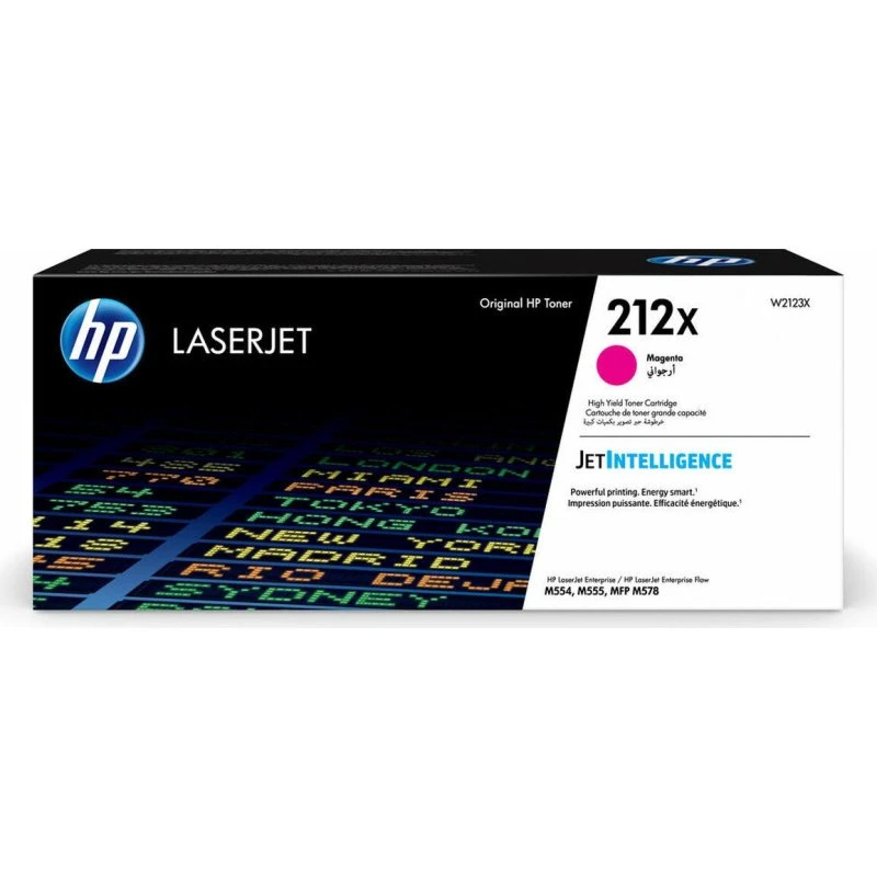 HP 212X W2123X Magenta Højtydende Toner
