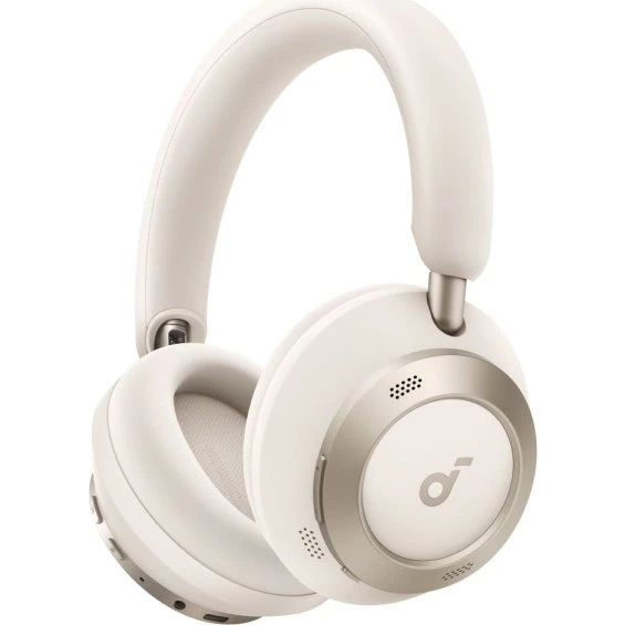 Soundcore Space One Pro – Trådløse hovedtelefoner, Hvid