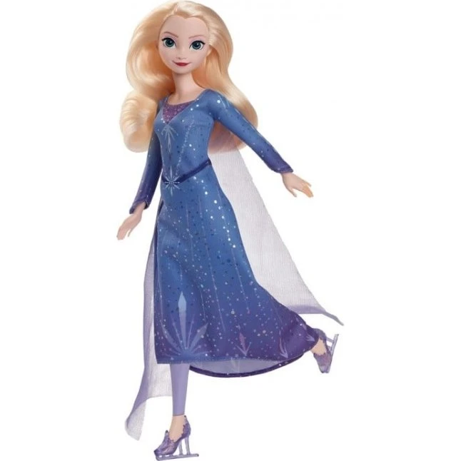 Mattel Frozen Elsa-dukke på skøjter (JBG53)