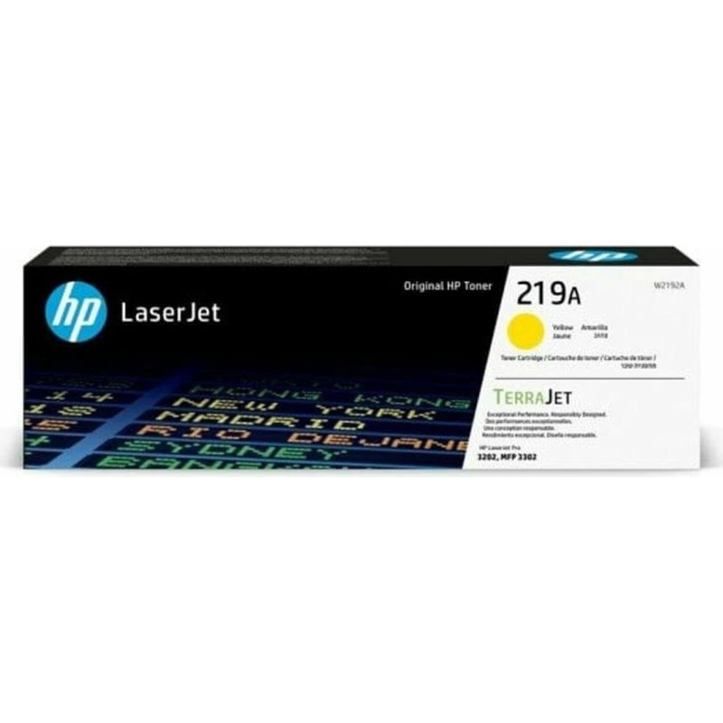 HP 219A W2192A Gul Original Tonerpatron