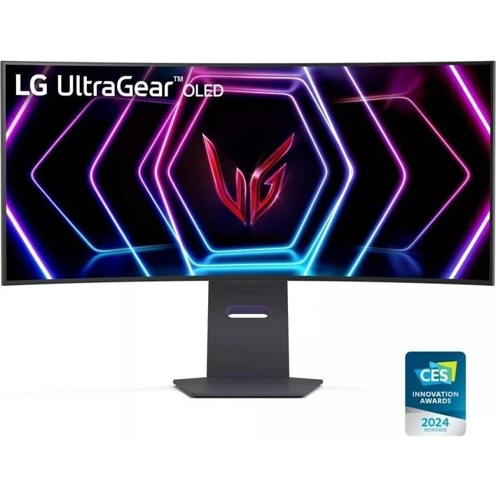 LG UltraGear 39GS95QE-B 39" OLED Gaming Skærm, 3440x1440, 240 Hz, Sort