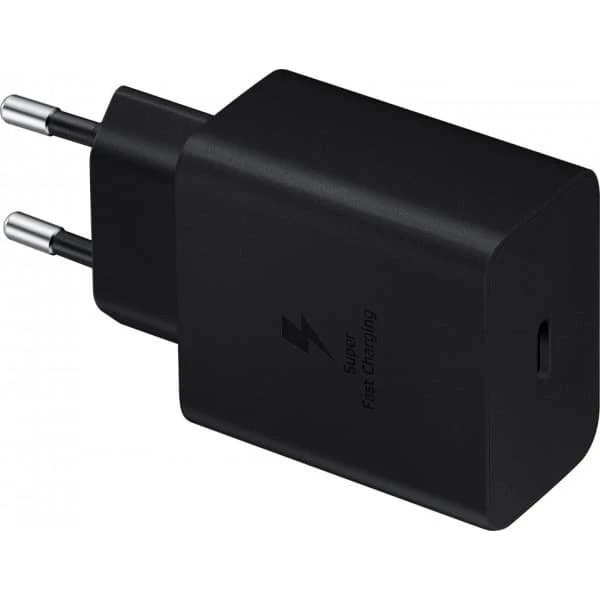 Samsung 45W USB-C Hurtigoplader med Kabel, Sort