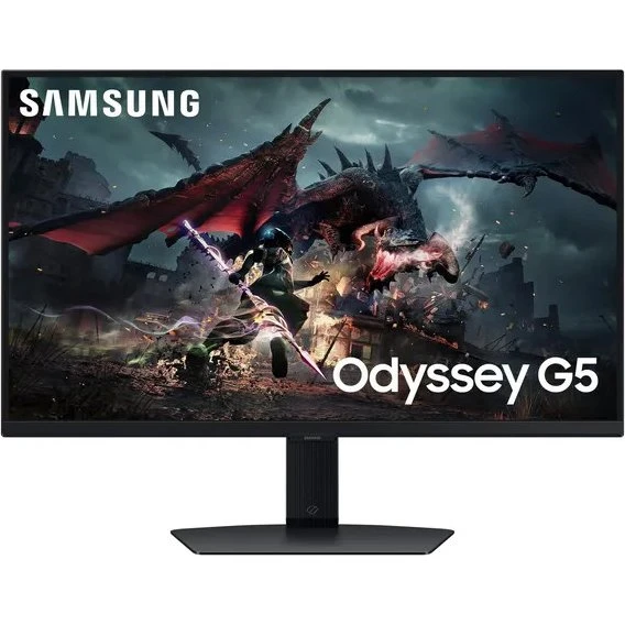Samsung Odyssey G5 27" IPS Gaming Skærm, 180Hz, 1ms, Sort